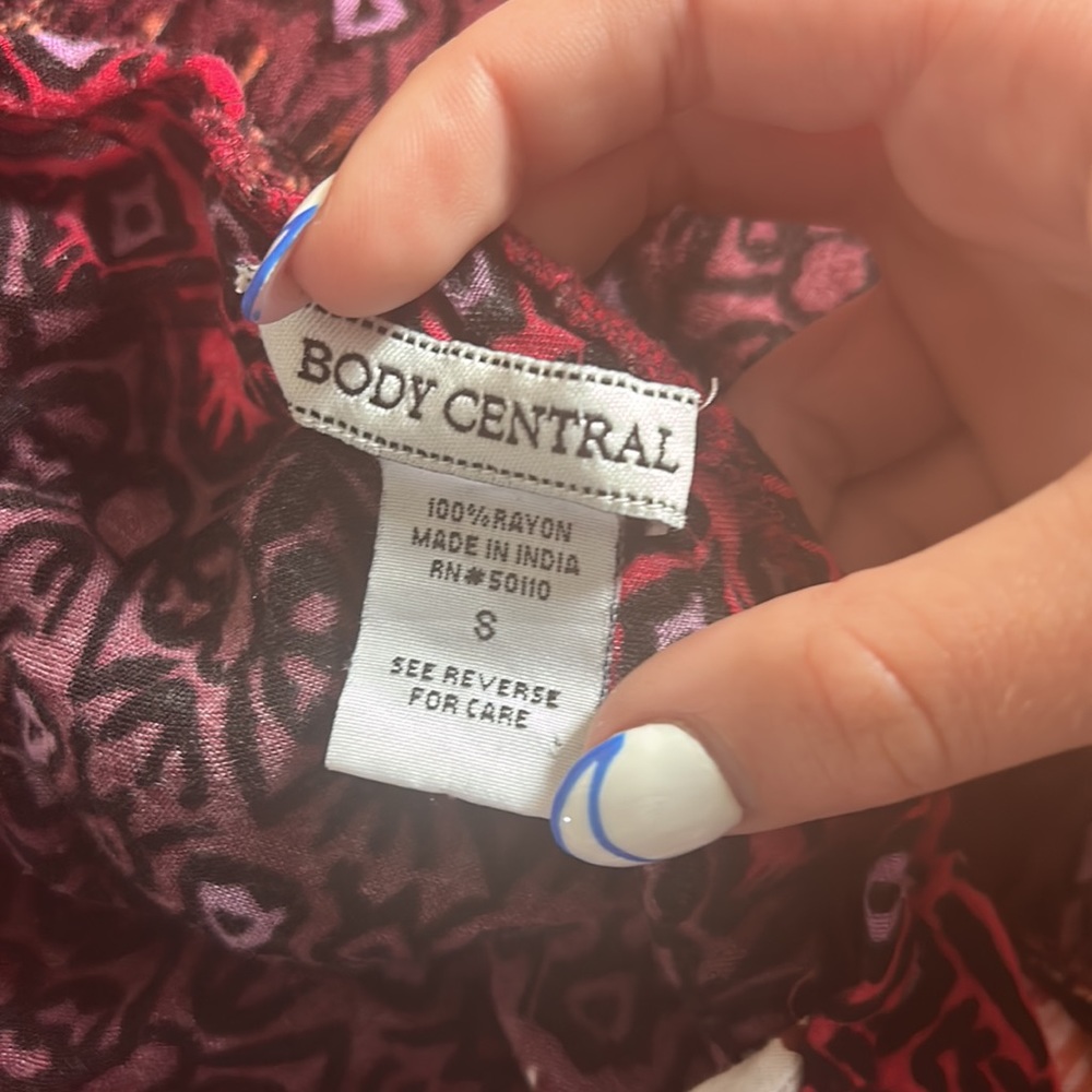 (3 for $23!) Body Central Multi-Colored Sundress - Picture 3 of 4